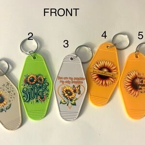 Sunflower Keychain
